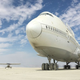 Ilustración para el artículo titulado Hay un gigantesco Boeing 747 plantado en medio del desierto de Nevada desde hace dos semanas